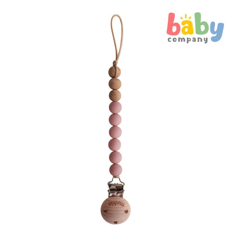 Mushie Pacifier Clips Eva – Cadet Powder
