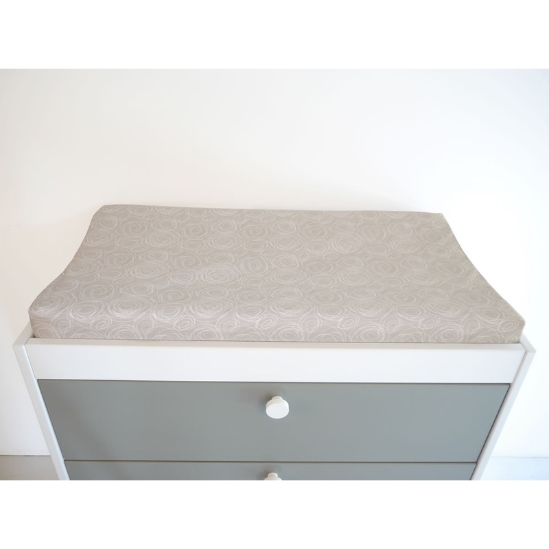 Spot On Square Spun Changing Pad Cover – Grey