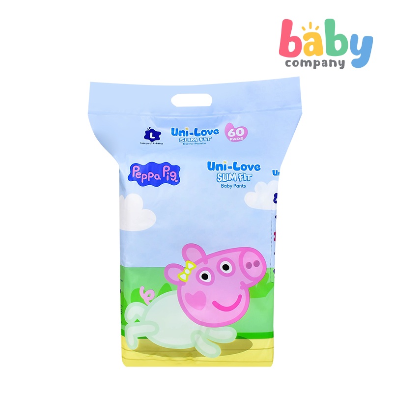 Uni-Love x Peppa Pig Baby Pants Large  60 Pads