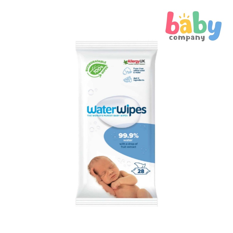 Waterwipes Biodegradable Baby Wipes – 28 sheets