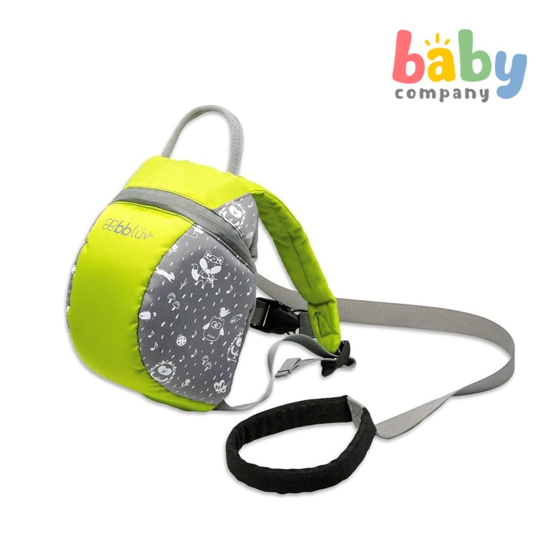BBLUV Pk: Toddler Mini Backpack With Safety Reins – Lime