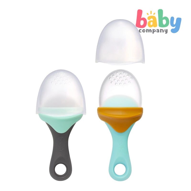 Boon Pulp Silicone Feeder – Blue & Mustard (Pack of 2)