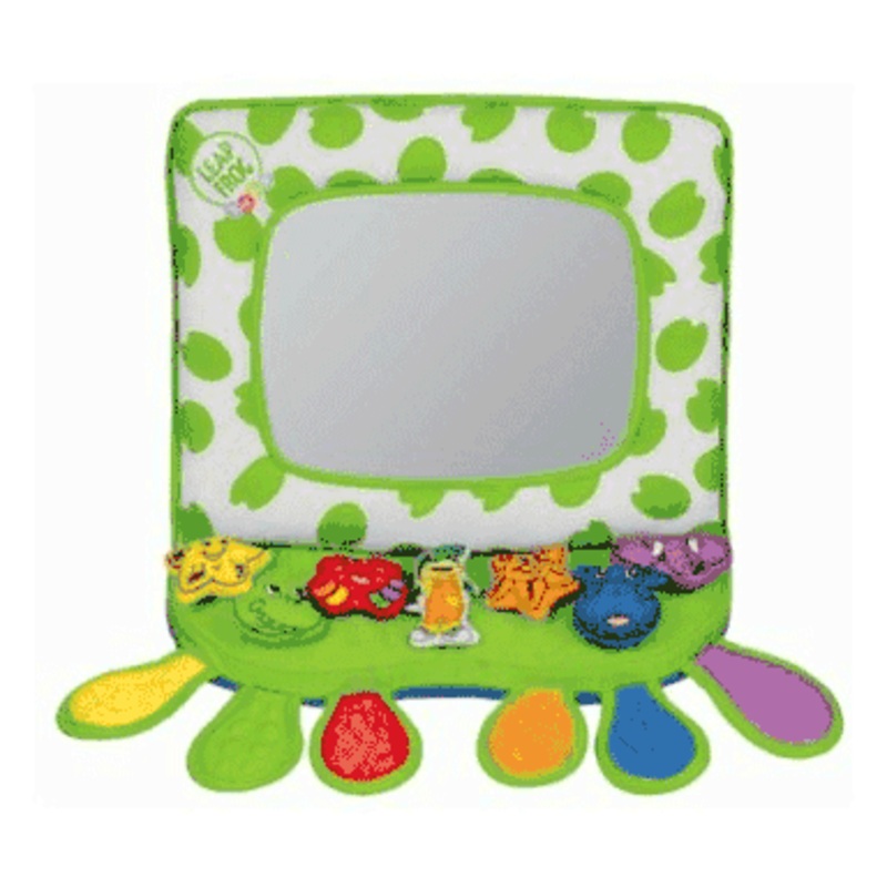 Leap Frog Crib and Floor Mirror