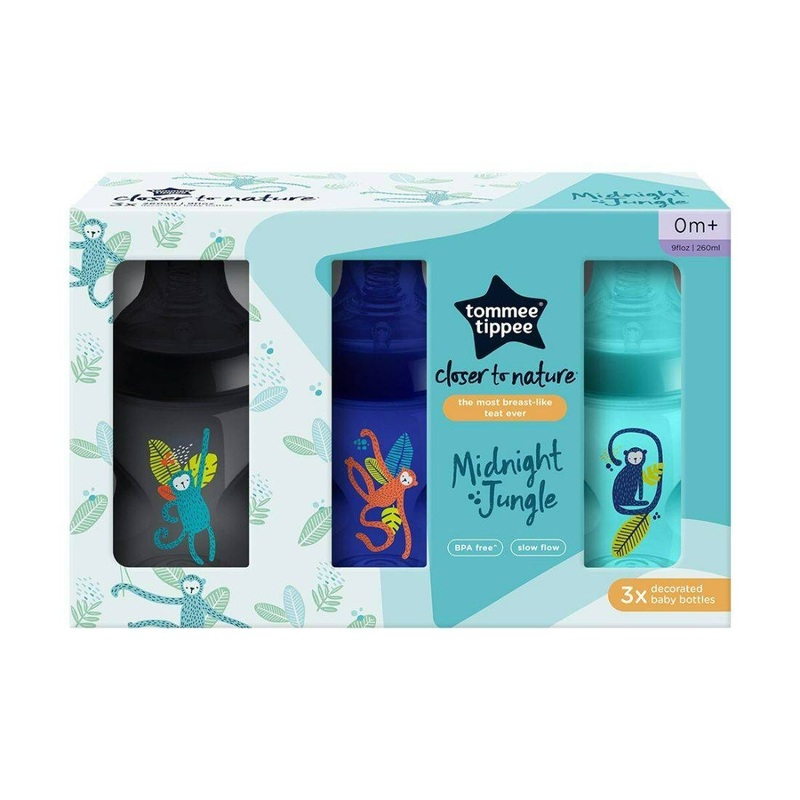 Midnight Jungle Blue  Natural Start Anti-Colic Baby Bottles