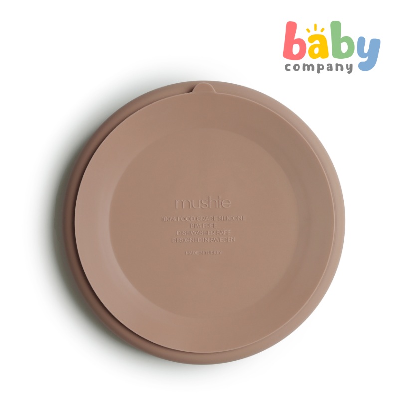 Mushie Silicone Suction Plate – Natural