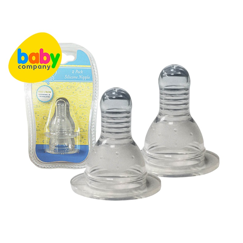 Precious Moments 2-Pack Regular Silicone Nipple – Fast Flow