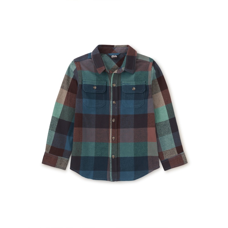 Tea Collection Flannel Button Up Shirt – Anatolian Plaid