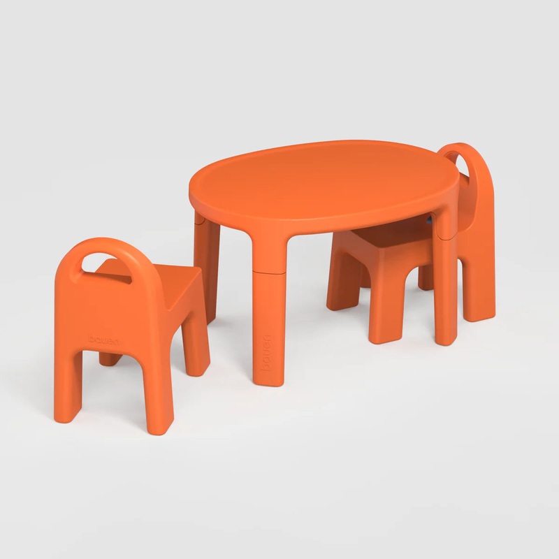 The Table & Chairs Set – Orange