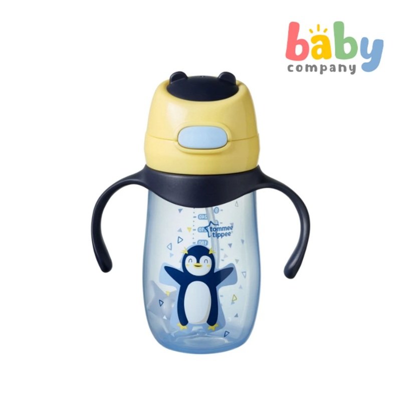 Tommee Tippee Superstar Weighted Straw Cup  300ml, Penguin