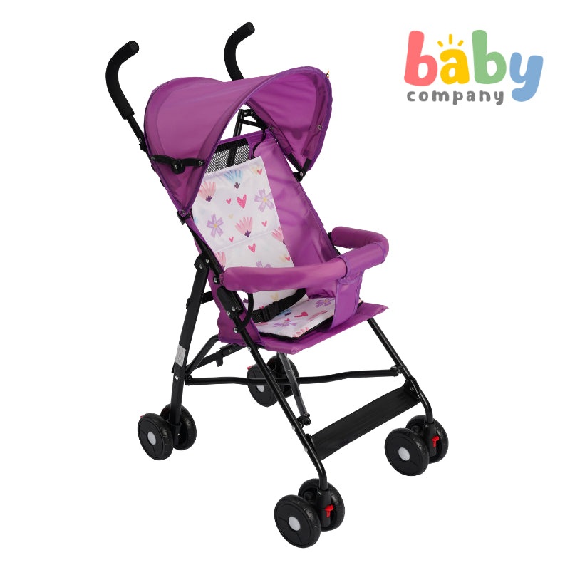 Baby Company Umbrella Stroller – Violet Polka