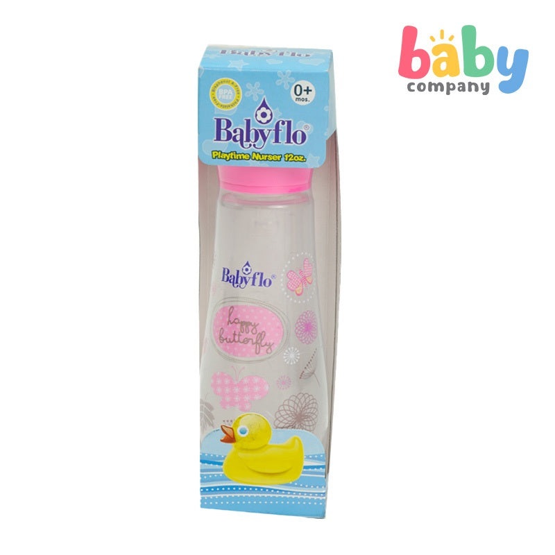Babyflo Playtime Nurser 12oz Pink