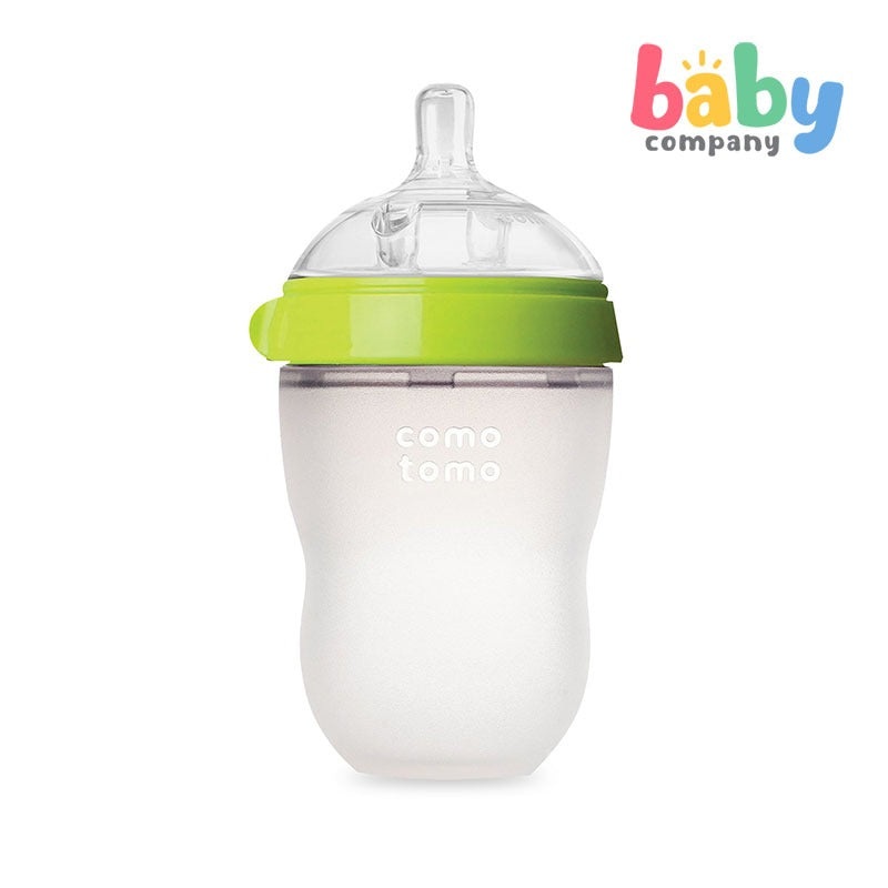 Comotomo Silicone Bottle 250ml Green