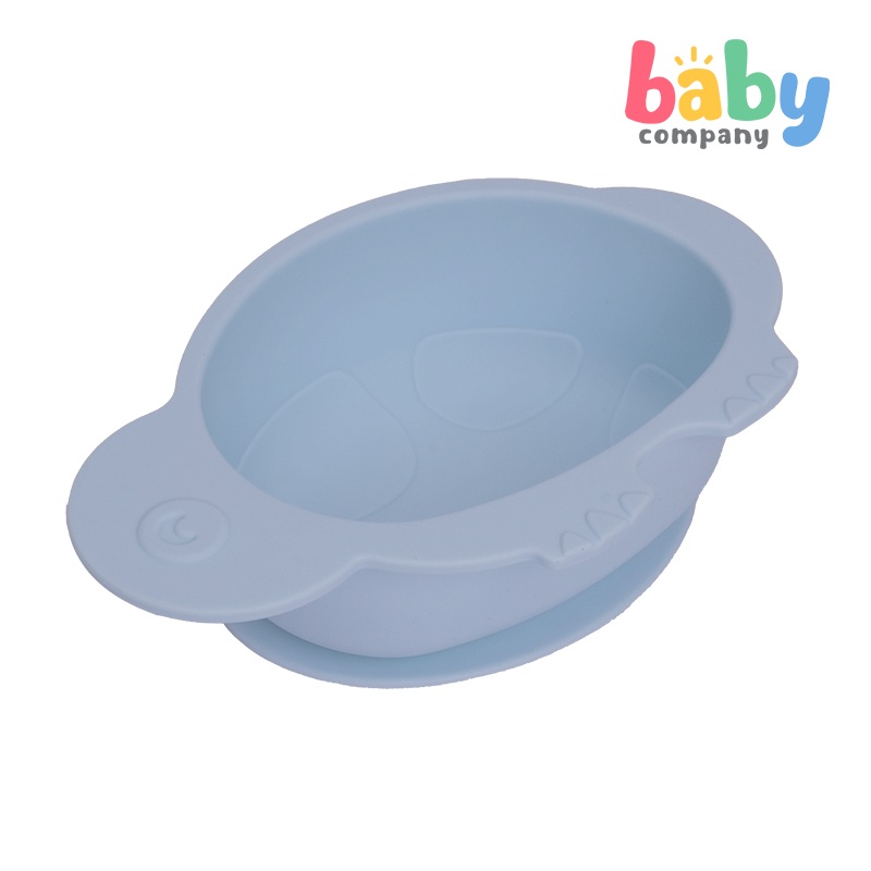 Mom & Baby Silicone Bowl – Turtle, Blue