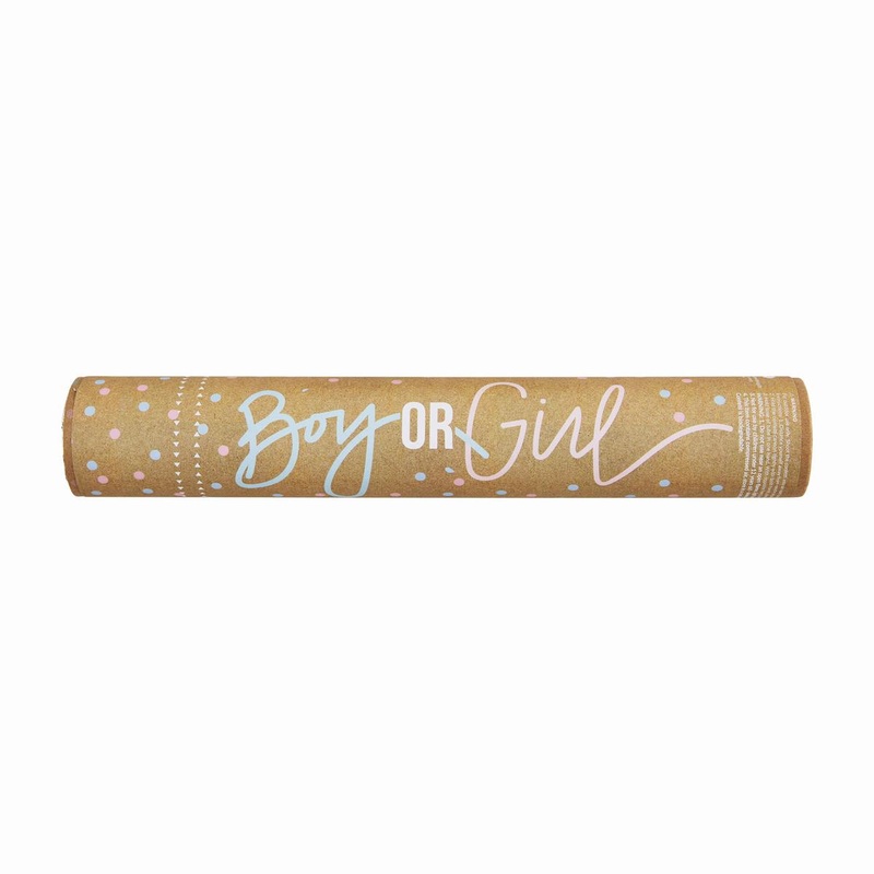 Mud Pie Pink Gender Reveal Popper