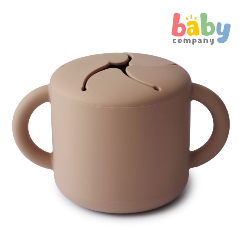 Mushie Silicone Snack Cup – Natural