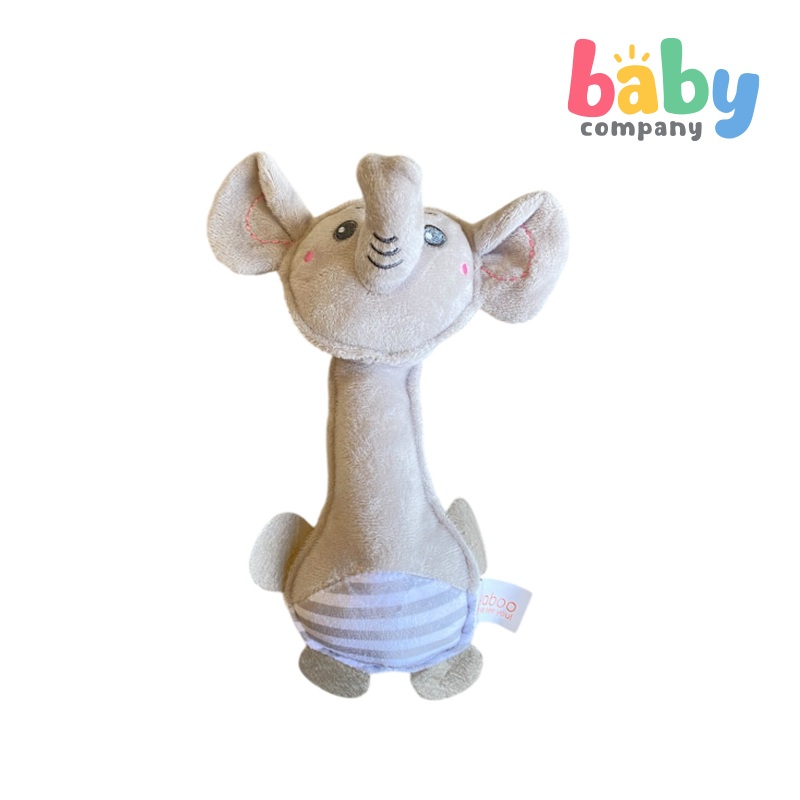 Peekabo Vertical Rattle Toy – Elephant, Gray