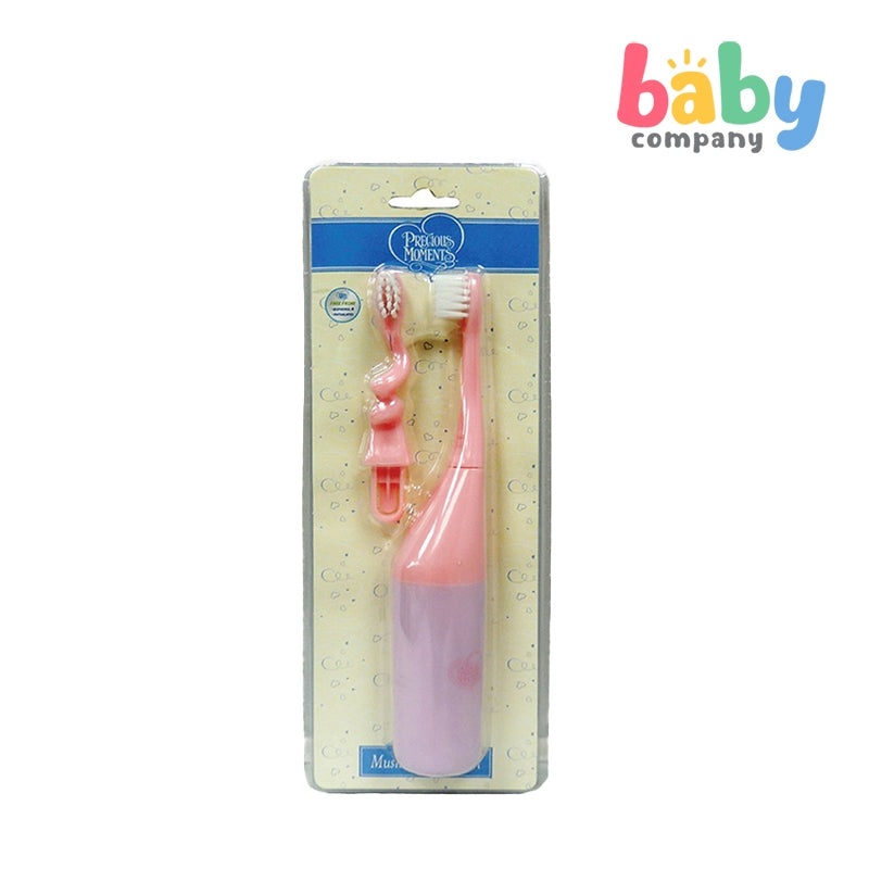 Precious Moments Musical Toothbrush With Spiral Head Pink