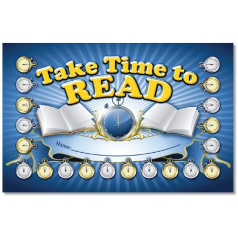 Take Time to Read Incentive Punch Cards