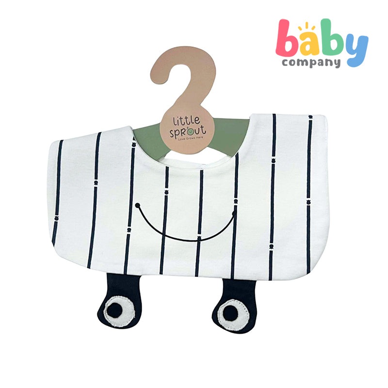 Little Sprout Square Bib – Cartoon Little Ants