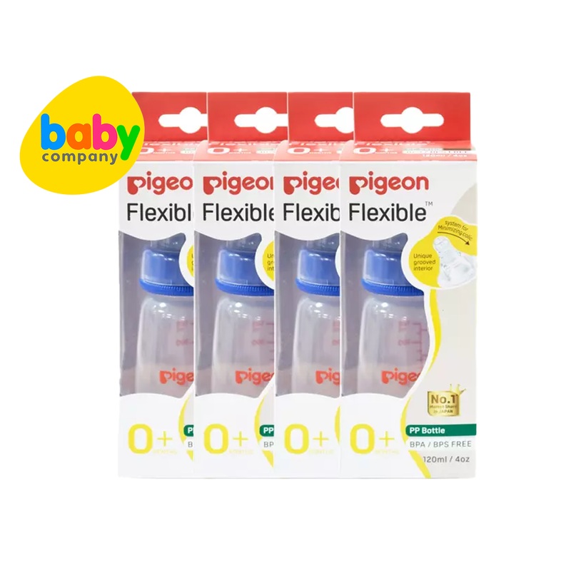 Pigeon RPP Bottle Blue 120ml Pack of 4