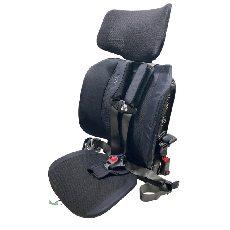 WAYB Pico Portable Car Seat Bundle, 2022, Jet, With Travel Bag