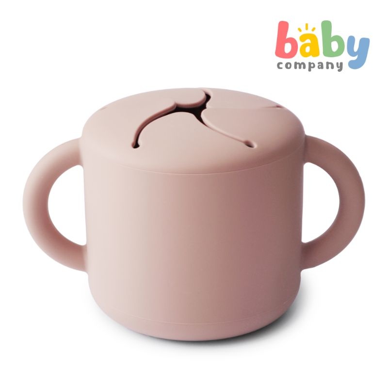 Mushie Silicone Snack Cup – Blush
