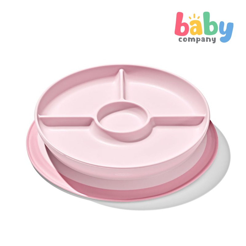 Oxo Tot Suction Divided Plate – Blossom
