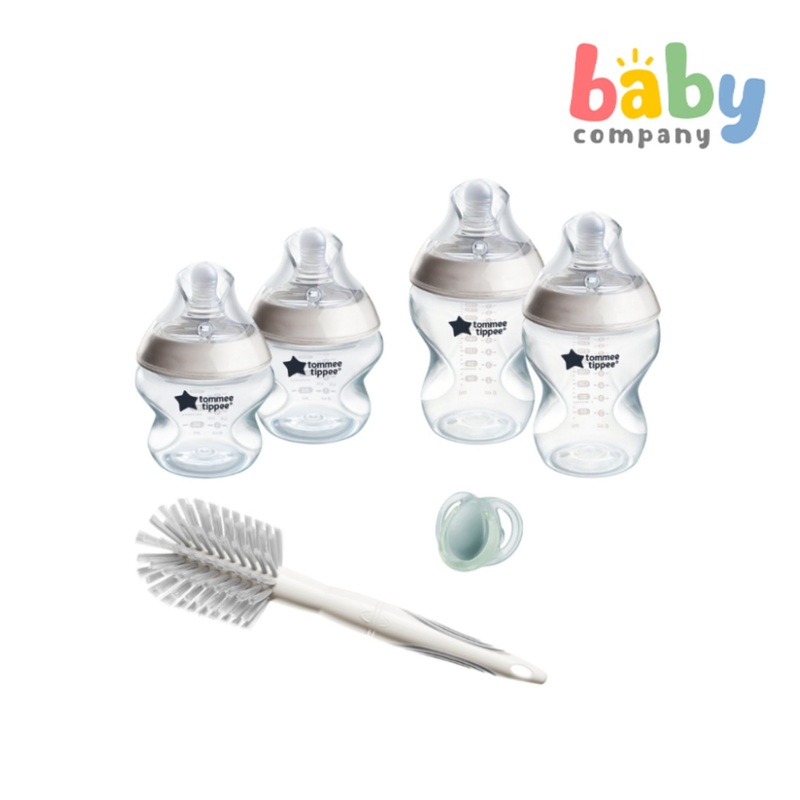 Tommee Tippee Natural Start Newborn Starter Set – Clear
