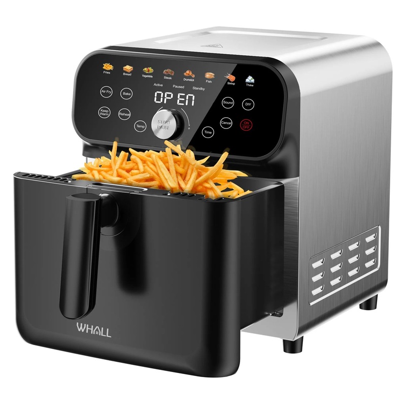 6.2QT Air Fryer Oven – Stainless Steel