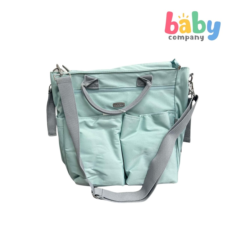 Feeme Shoulder Diaper Bag – Mint Green