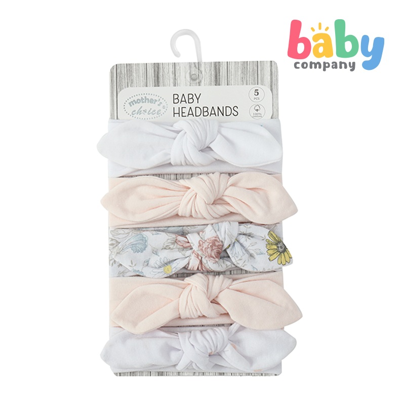 Mothers Choice 5 Pack Headbands – Flower