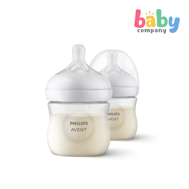 Philips Avent Natural Response Baby Bottle 0m+ – 4oz/125ml, Pack of 2