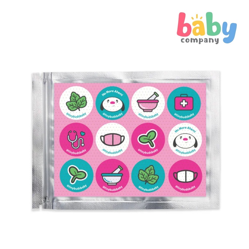 Tiny Buds Remedies 12pcs Stuffy Chest Stick Ons for Babies