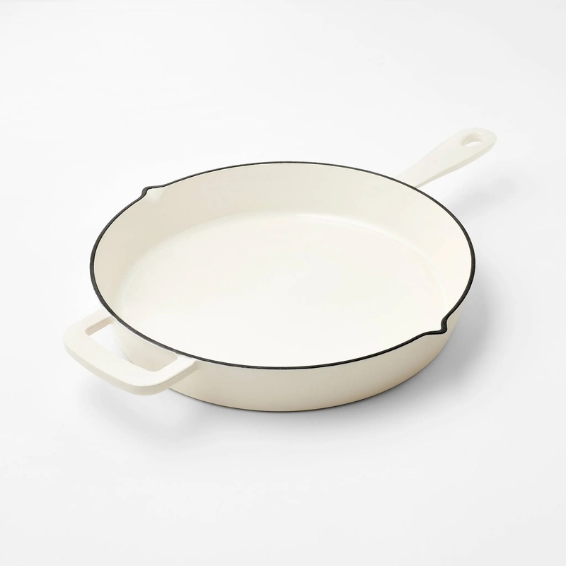 12″ Enamel Skillet Cream –   (See Description)