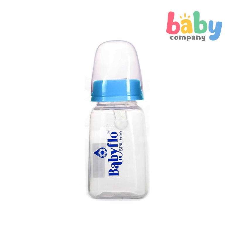 Babyflo Plain Feeding Bottle 4oz Pink