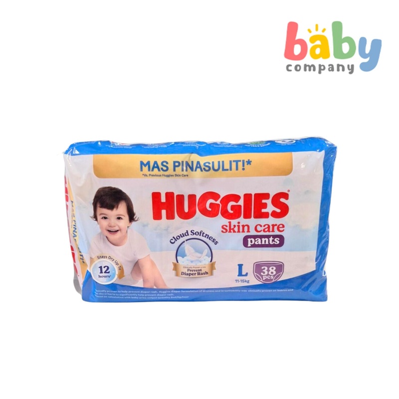Huggies Dry Pants Skin Care Diaper – Large, 38 pads