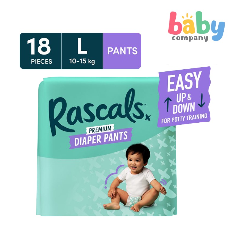 New Rascals Diaper Pants Convenience Pack Large – 18 Pads