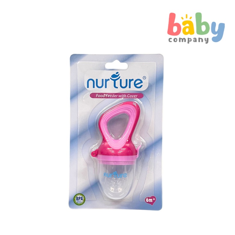 Nurture Baby Food Feeder with Cover – Pink