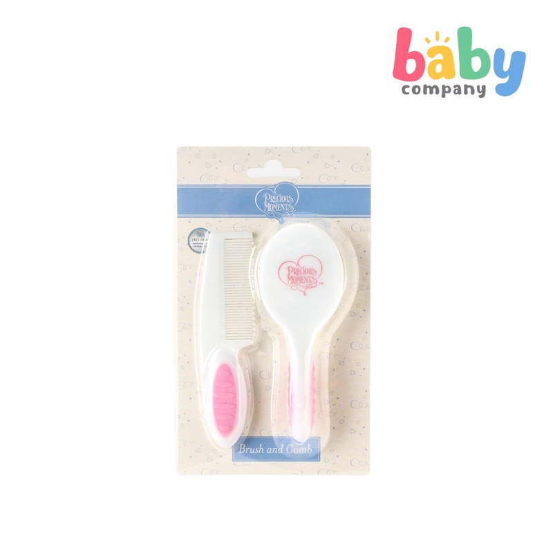 Precious Moments Brush And Comb Set Pink