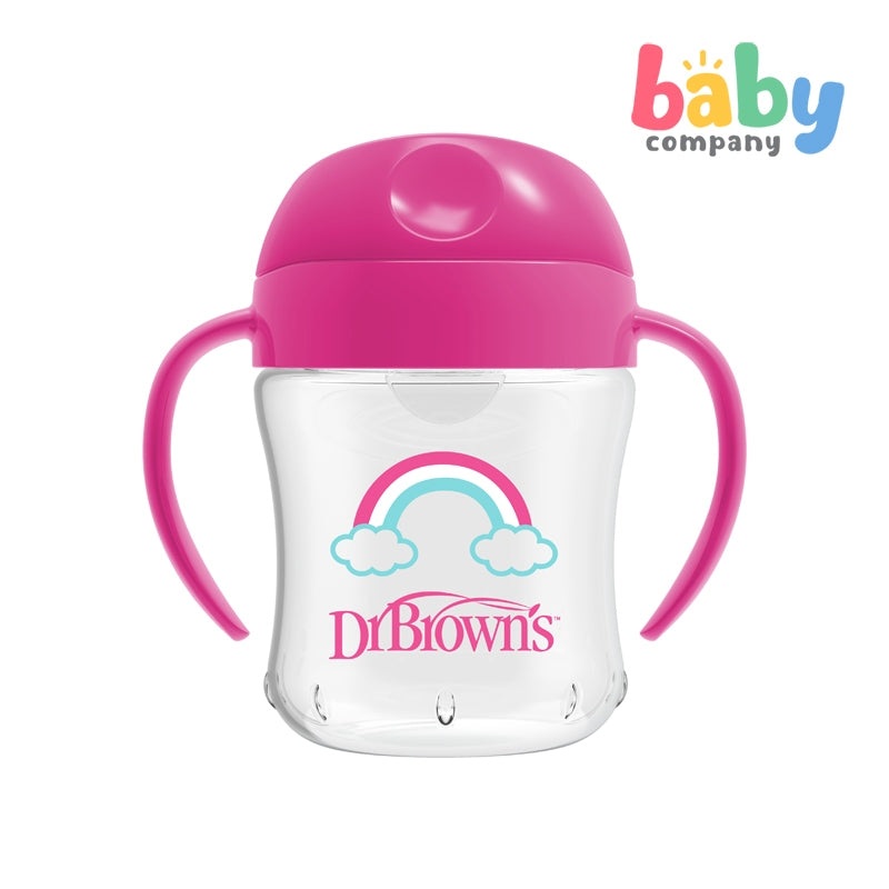 Dr. Brown’s 6oz/180ml Soft-Spout Transition Cup – Pink