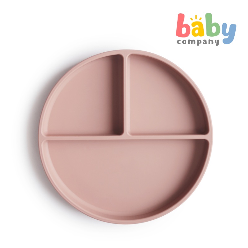 Mushie Silicone Suction Plate – Blush
