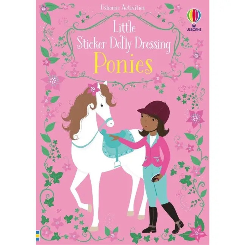 Usborne Little Sticker Dolly Dressing Ponies