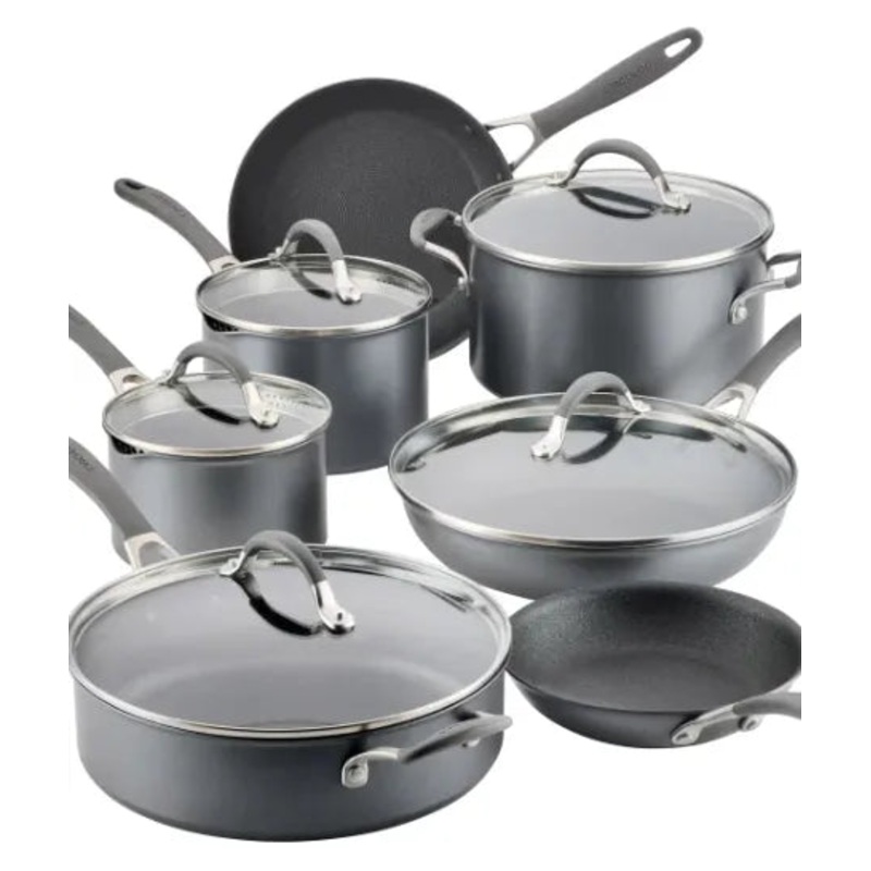 A1 Series with ScratchDefense Cookware Set, 12 Piece, Graphite