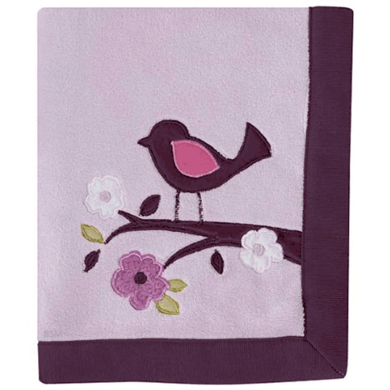 Lambs & Ivy Plumberry Blanket