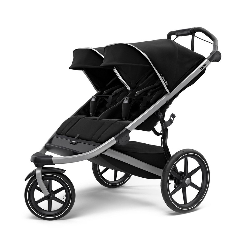 Thule OPEN BOX Urban Glide 2 Double Jogger Stroller – Jet Black