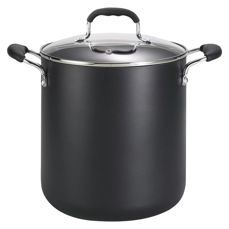 12qt Simply Cook Nonstick Stock Pot with Lid
