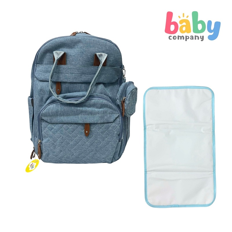 Baby Company Travel Backpack with Diaper Changing Pad – Blue