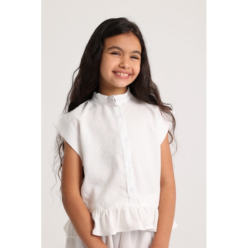 Girls Blouse  Off-White