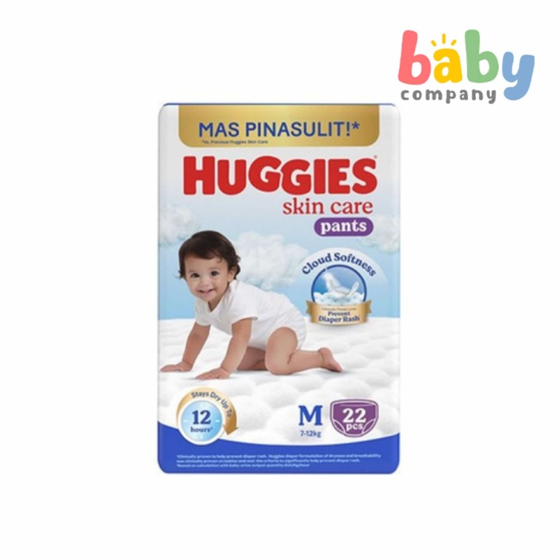 Huggies Dry Pants Skin Care Diaper – Medium, 22 pcs