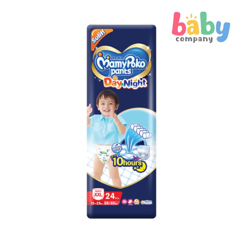 MamyPoko Day and Night Diaper Pants Promo – XXL, 24 Pads